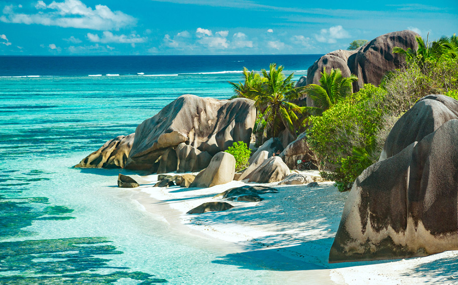 Strand La Digue Anse Source d’Argent Anse Source d’Argent auf La Digue
