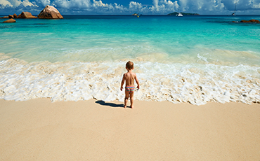 Baby Strand Seychellen