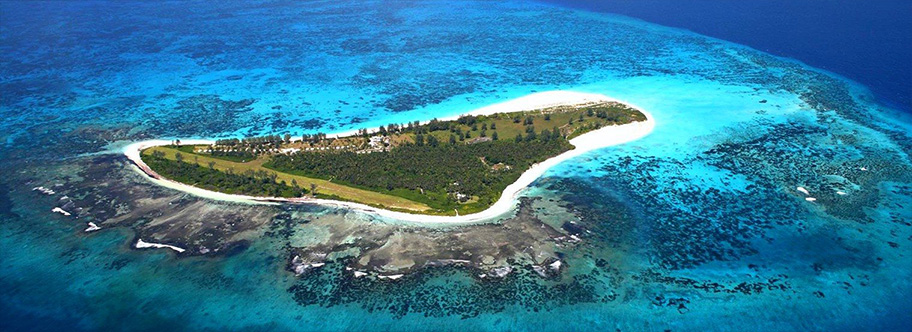 Bird Island Seychellen Drone Shot Bird Island Aerial