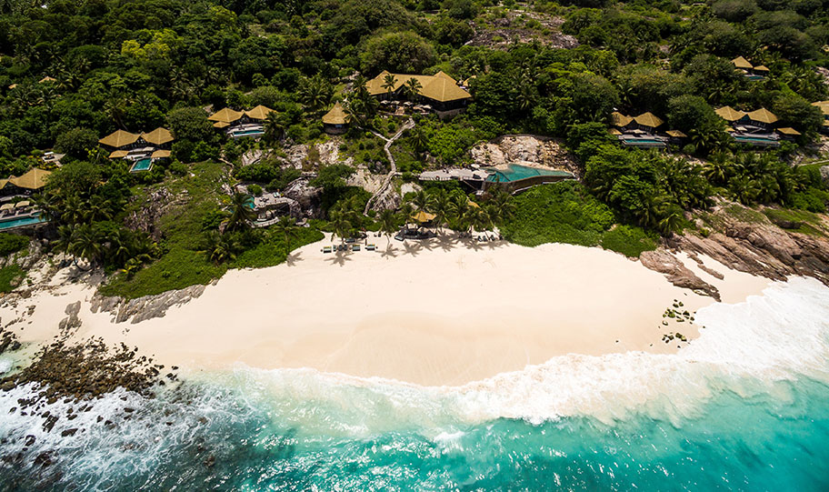 Strand Fregate Island Anse Bambous Traumstrand Fregate Island