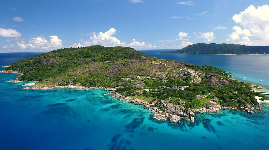 Insel Felicite Seychelles Aerial Felicite Aerial