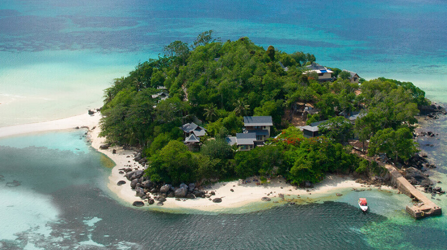Aerial Ja Enchanted Resort Seychellen Ja Enchanted Resort Seychellen