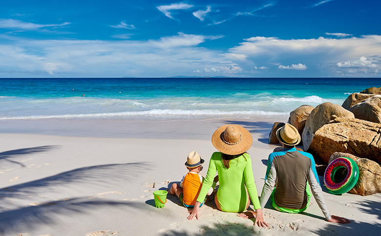 Seychellen Reisen mit Kinder Meer
