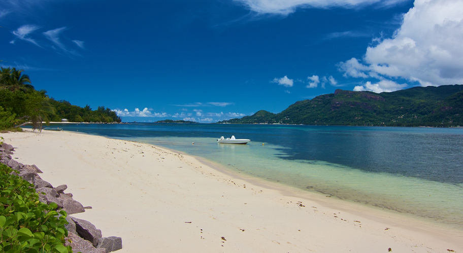 Beach Cerf Island Seychelles Strand Cerf Island