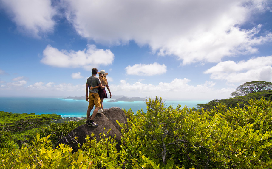 Seychellen Wandern La Digue Nid d’Aigles Nid d’Aigles Insel La Digue Seychellen