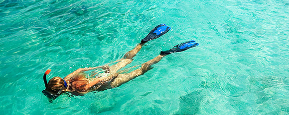 Mit dem Schnorchel durch die Unterwasserwelt der Seychellen
