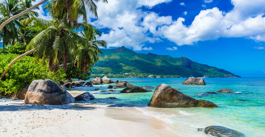 Beau Vallon Strand Seychellen