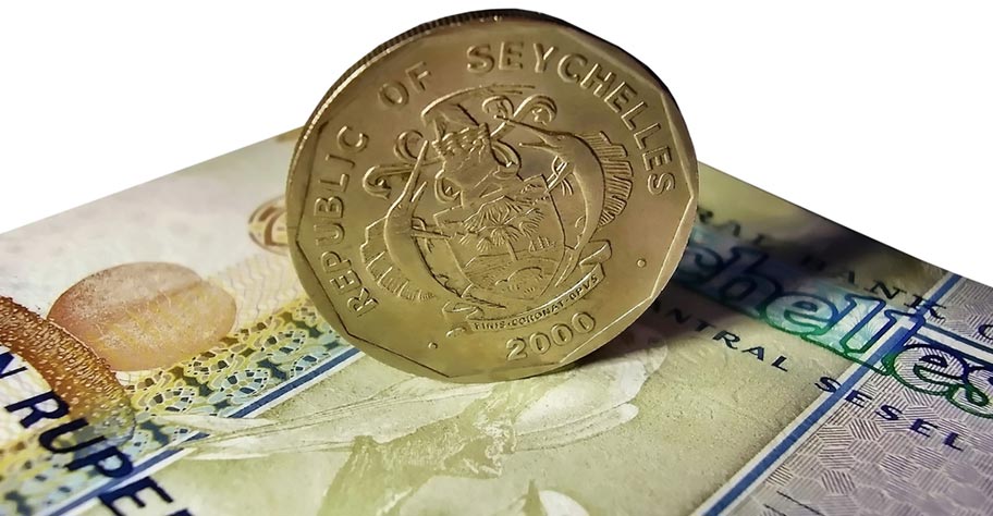 Geld Währung Seychellen Rupies